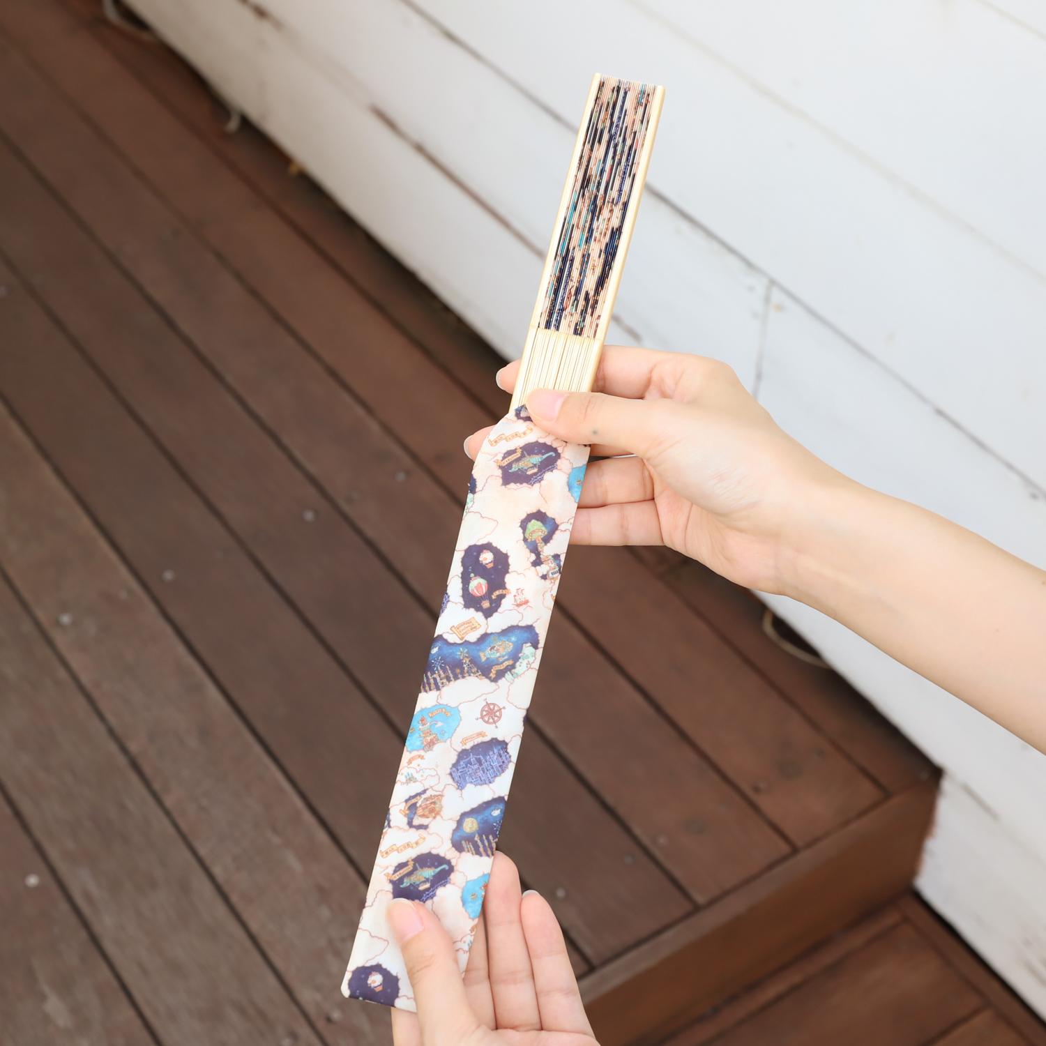 扇子「星空想街の地図」空想街雑貨店オリジナル扇子 | 19枚目