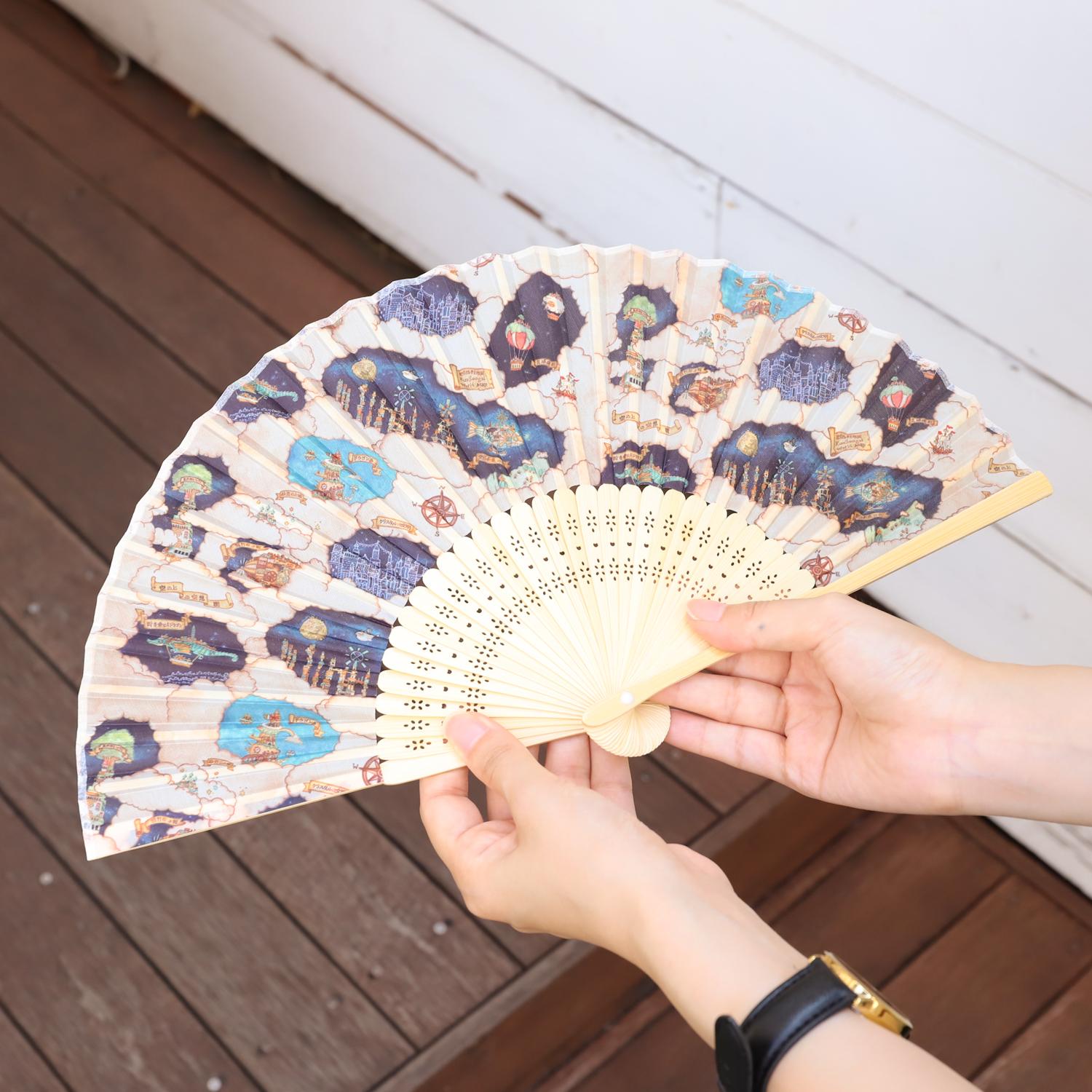 扇子「星空想街の地図」空想街雑貨店オリジナル扇子 | 11枚目