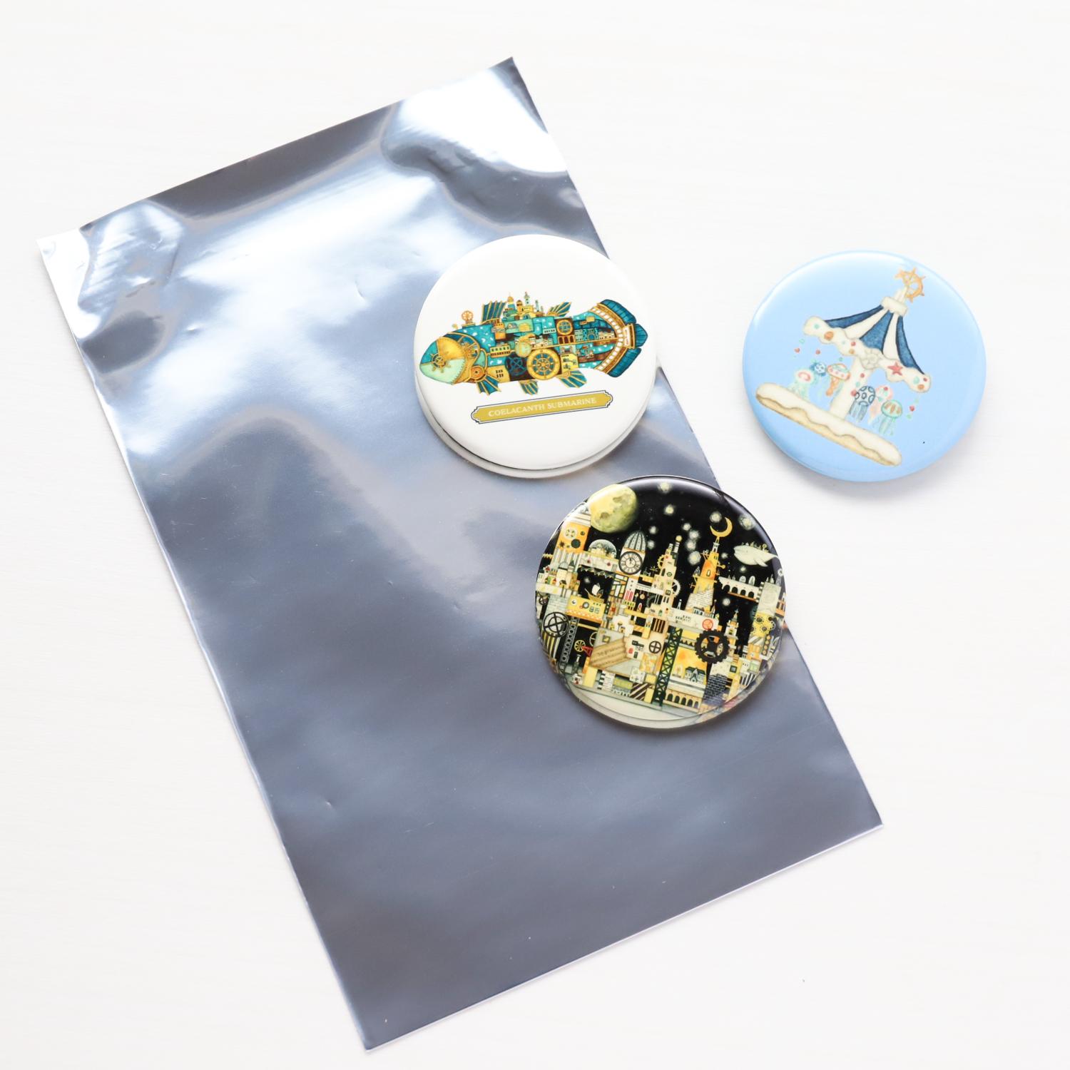 【缶バッジ3つ】空想街缶バッチ(A)ランダム3点セット | 14枚目