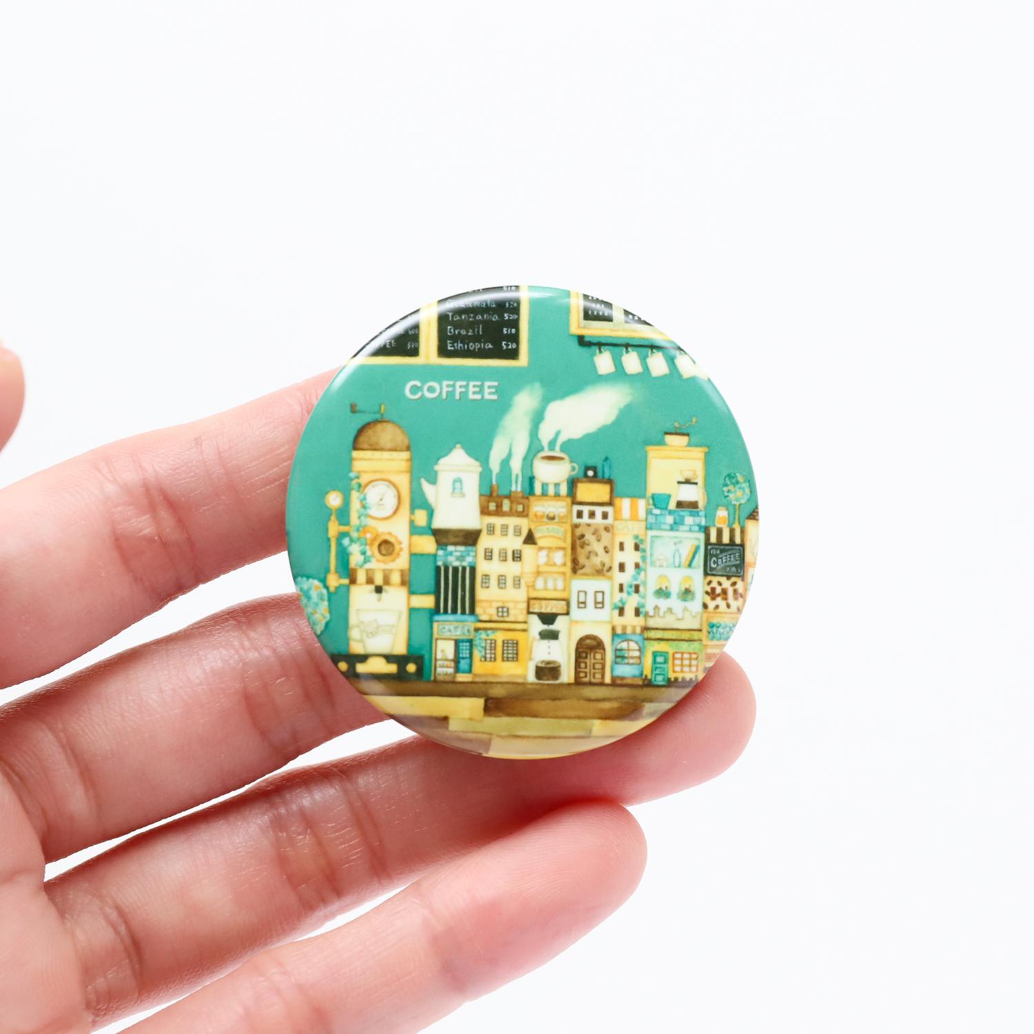 【缶バッジ3つ】空想街缶バッチ(A)ランダム3点セット | 6枚目