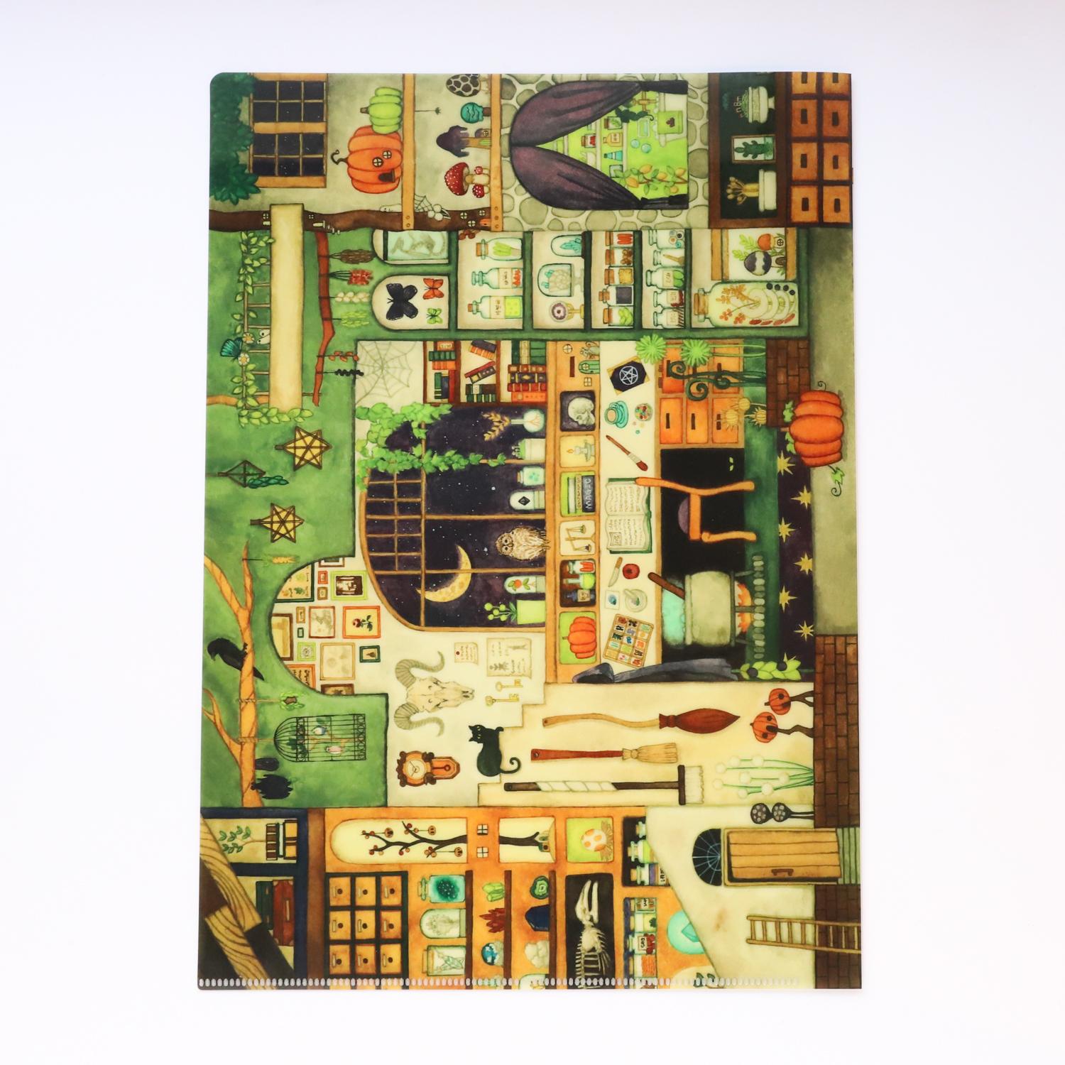 クリアファイルA4サイズ「魔法使いの部屋」 | 7枚目