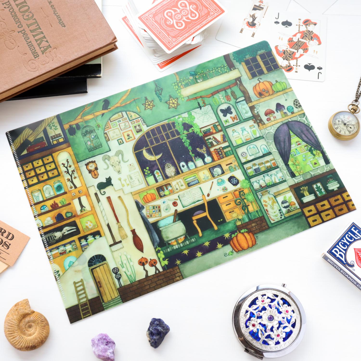 クリアファイルA4サイズ「魔法使いの部屋」 | 9枚目